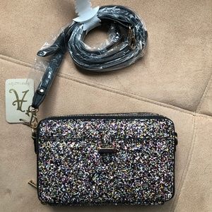 New Accessorize Glitter Crossbody Bag